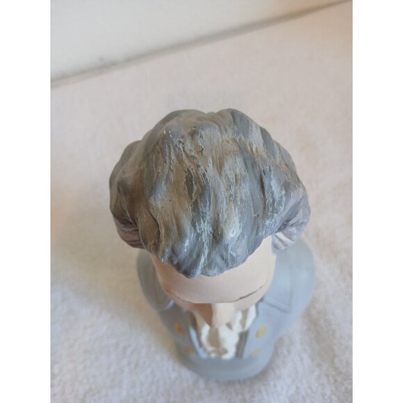 Mozart Ceramic Bust Vintage Classical Music Figurine Home Decor Collectible - Picture 6 of 10